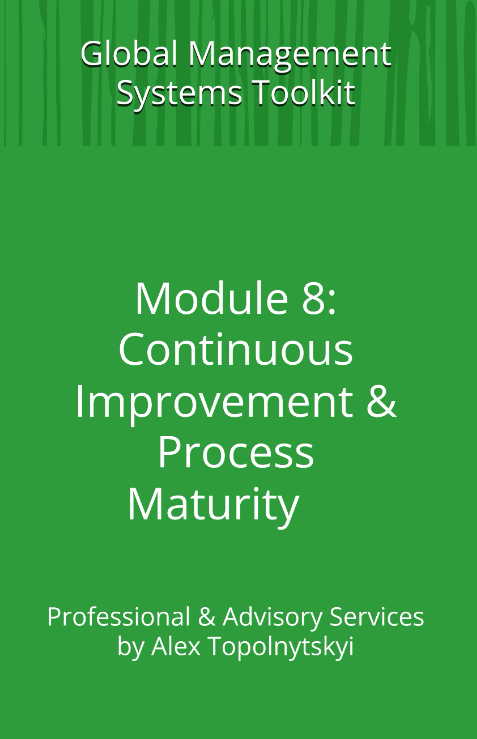 HACCP System: Module 8. Continuous Improvement & Process Maturity HACCP System: Module 8. Continuous Improvement & Process Maturity