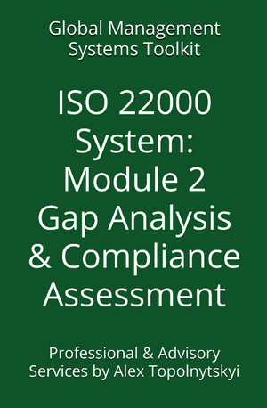 ISO 22000: Module 2. Gap Analysis & Compliance Assessment