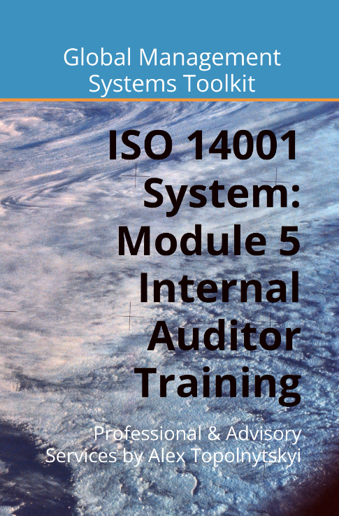 ISO 14001: Module 5. Internal Auditor Training ISO 14001: Module 5. Internal Auditor Training