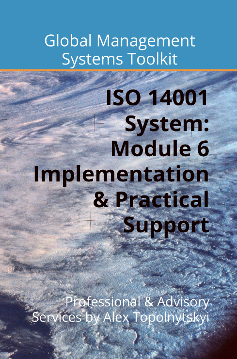 ISO 14001: Module 6. Implementation & Practical Support ISO 14001: Module 6. Implementation & Practical Support