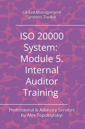 ISO/IEC 20000: Module 5. Internal Auditor Training