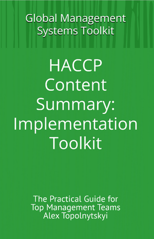 HACCP Content Summary: Implementation Toolkit. Module 1. Knowledge & Methodology Foundation