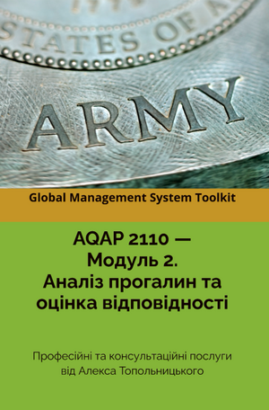 AQAP 2110: Модуль 2. Аналіз прогалин (GAP Analysis) та оцінка відповідності