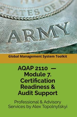 AQAP 2110: Module 7. Certification Readiness & Audit Support