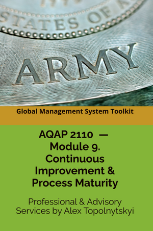 AQAP 2110: Module 9. Continuous Improvement & Process Maturity