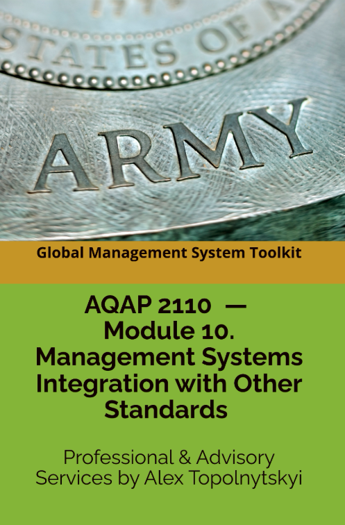 AQAP 2110: Module 10. Management Systems Integration AQAP 2110: Module 10. Management Systems Integration